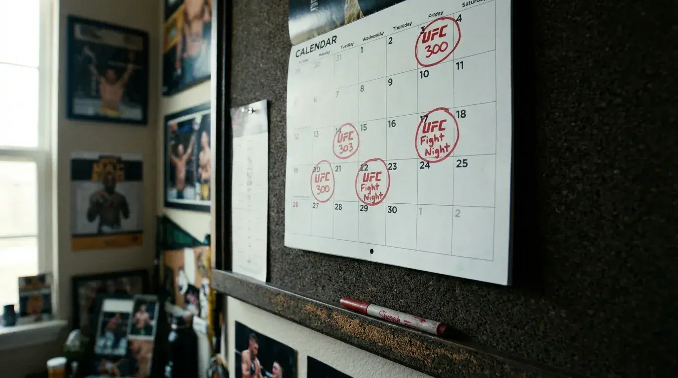 Calendário de eventos UFC em 2026 relevantes para apostadores